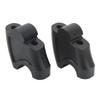 2 ST Styhöjare CNC Aluminiumlegering Ersättning för Benelli TRK502X 502C TNT250 TNT300 Svart