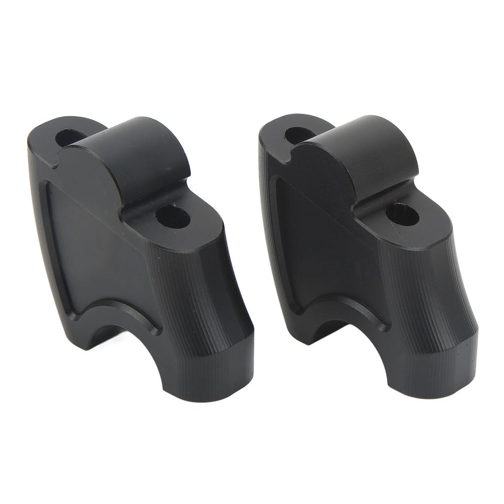 2 ST Styhöjare CNC Aluminiumlegering Ersättning för Benelli TRK502X 502C TNT250 TNT300 Svart