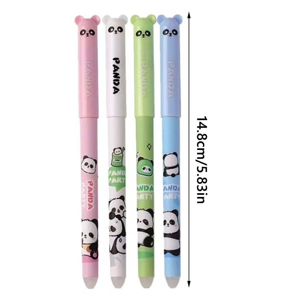24PCS/Set 0.5mm Erasable Pen Black/Blue Ink Sign Pen Cartoon Ballpoint Pen  Students