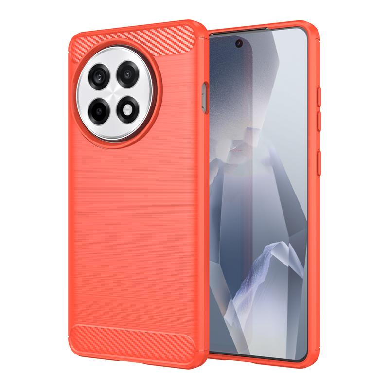 For OnePlus 13R Case Bumper Anti-knock Soft Silicone Carbon Fiber Back Cover For OnePlus 13R Case For OnePlus 13R Case 6.78 inch
