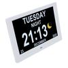 8 Inch Digital Calendar Clock Date and Time Display Customizable Alarm Auto Dimming Picture Video Playback Large
