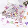 DW04 100pcs Cartoon Simulation Conch Sea Shell Beads Jewelry Ocean Series Acrylic Beads Bracelet Necklace DIY Material Handmade