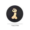 2pcs 7.2CM Cute Car Water Cup Bottle Holder Car Coaster Covers Anti-slip Pad Mat Silica Gel Sticker Auto Interior Accessories