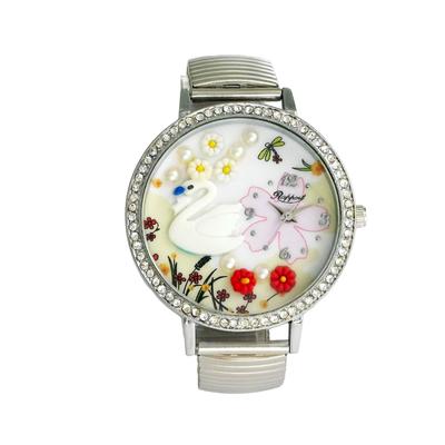 Zegarek na rękę Rapport Fancy Bellows Watch 167006 Srebrny [Takeuchi Shoji] Damski