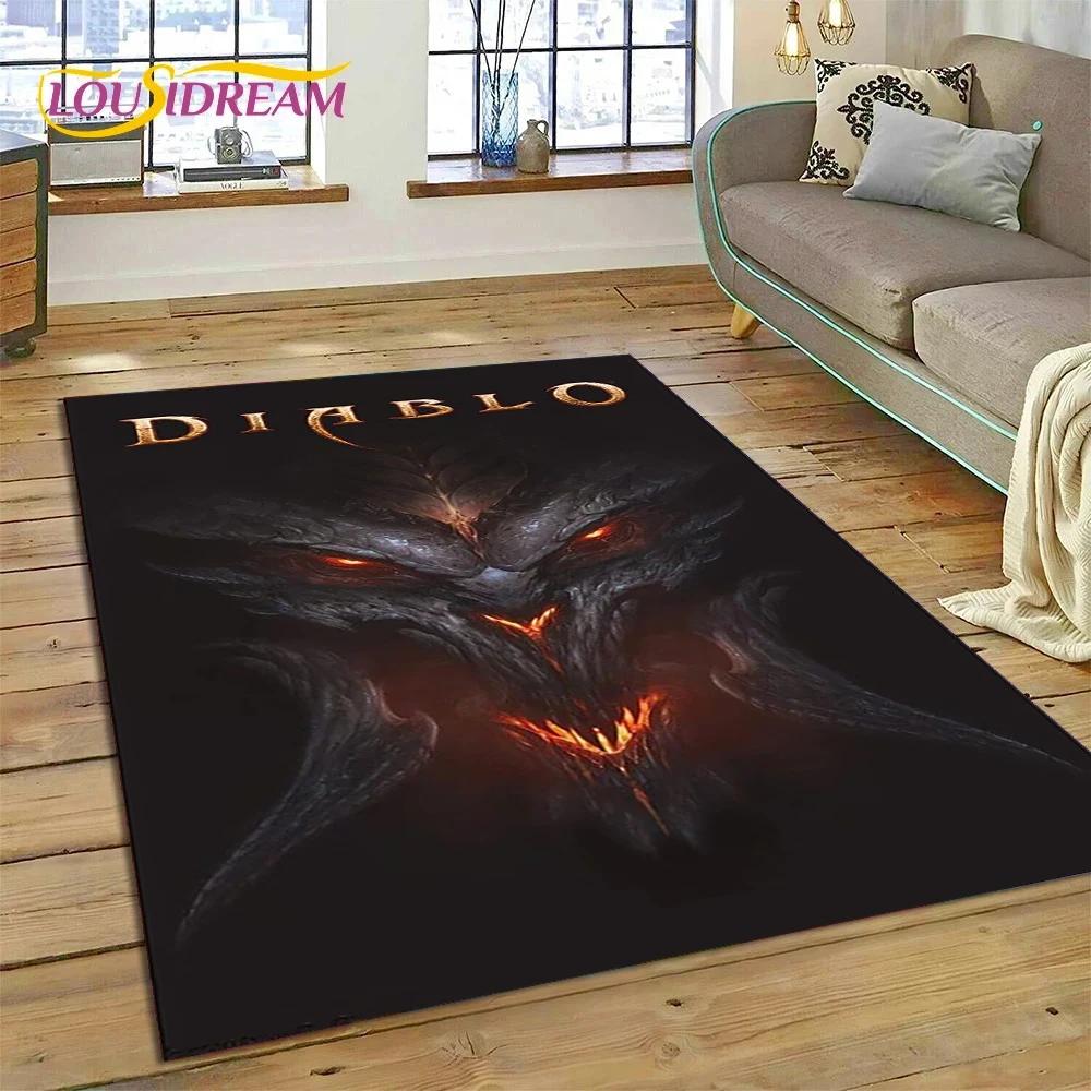 

Diablo 3D Retro Game Gamer Rug Carpet for Living Room Bedroom Home Decor,Floor Mat Non-slip Decoration for Sofa Doormat Kid Gift 40x60cm