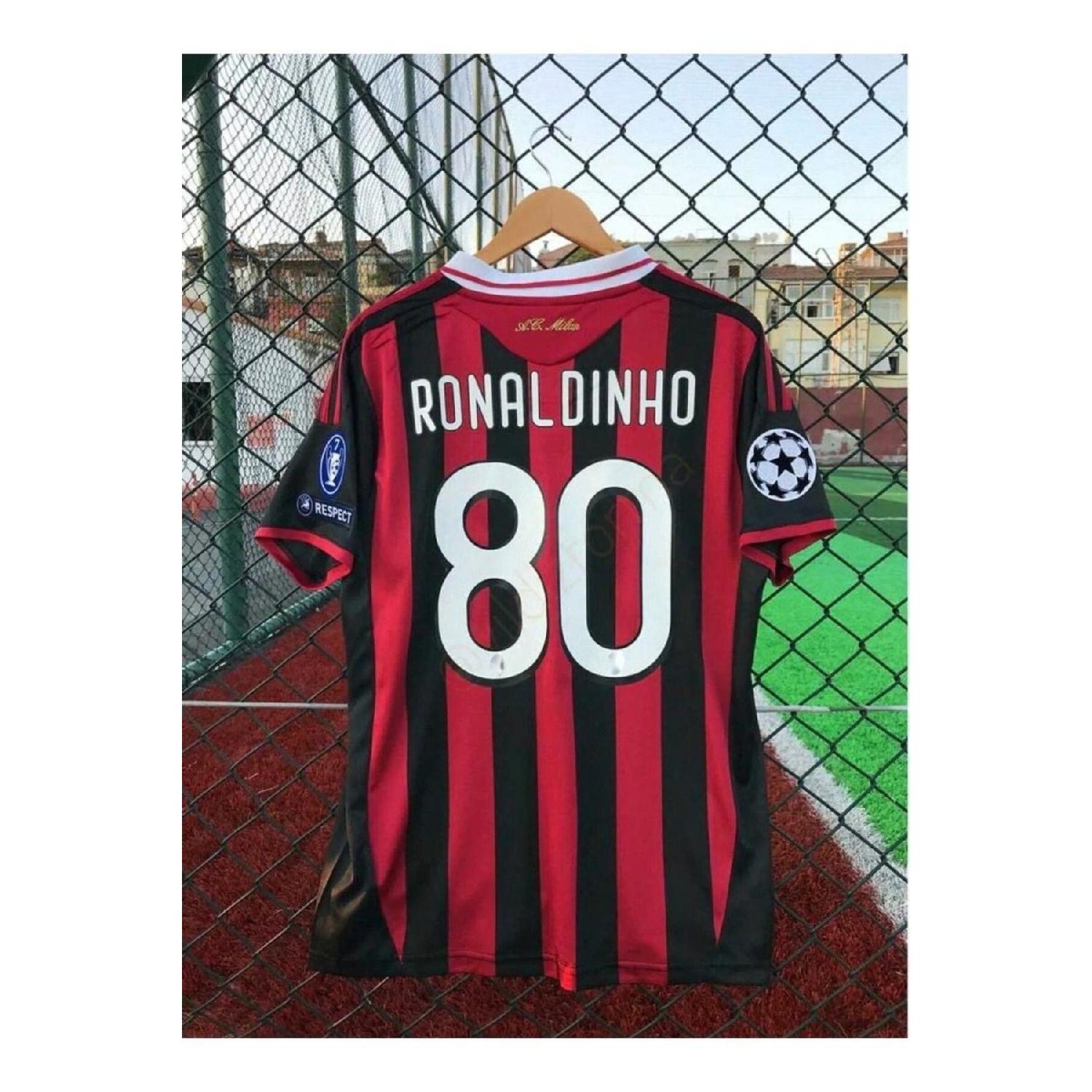 

Джерси Милан сезона 2008/09 с Роналдиньо Ностальгия S чёрный