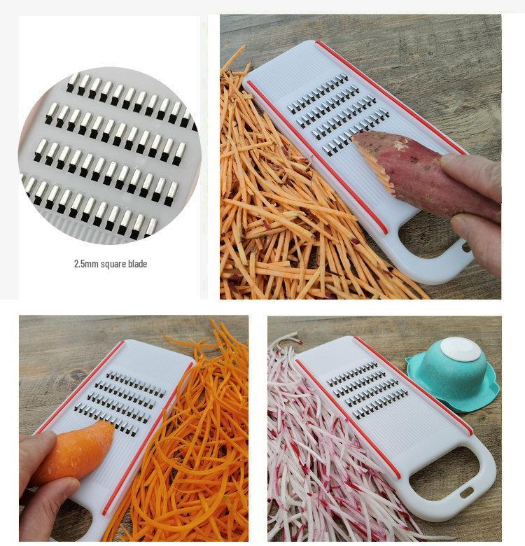 Huacheng Julienne Kitchen Insert: Cucumber, Potato, Carrot Julienne Board & Planer