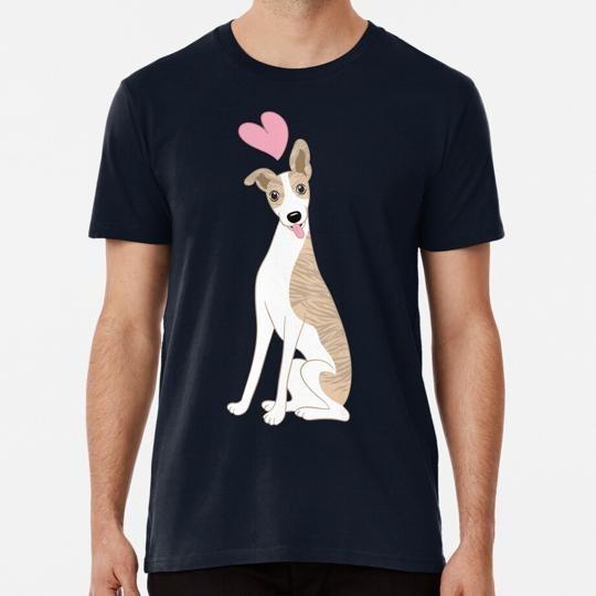 Love Fawn Brindle Whippet T-Shirt M