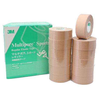 3M Multipore Sports Regular Elastic Fixation 12 Kinesiology Tape Tape, 25mm, Rolls, 274325,