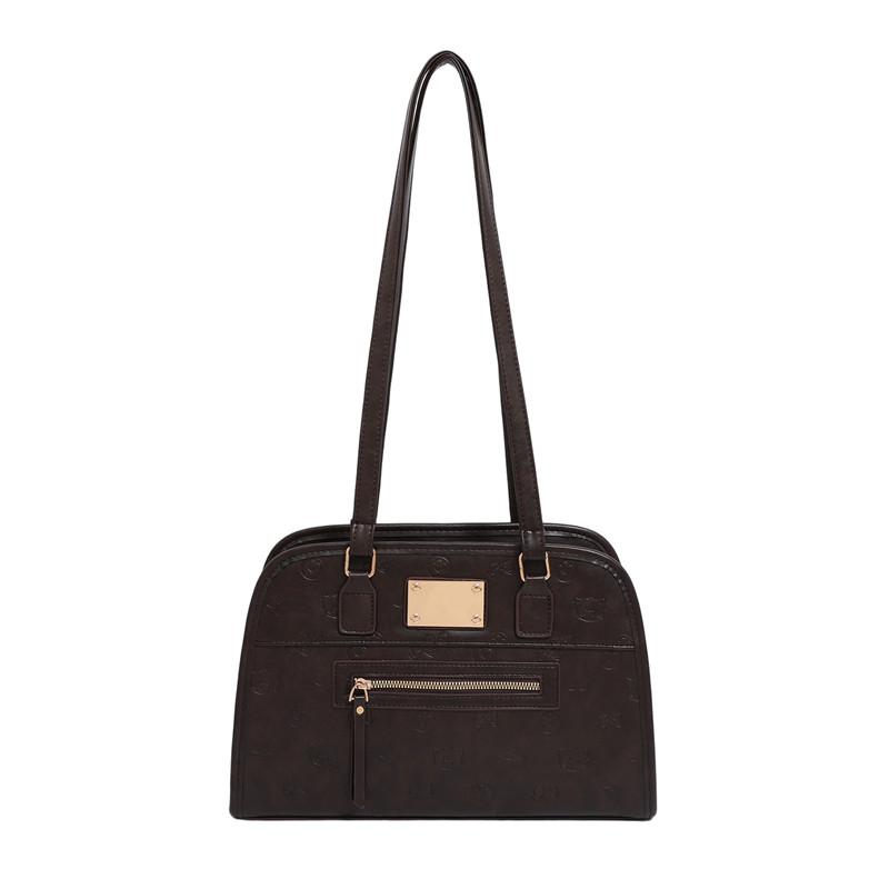 PU Leopard Large Capacity Casual Tote Autumn/winter Retro Versatile 2026 Women's Bags Commute Fashi Shoulder Bags