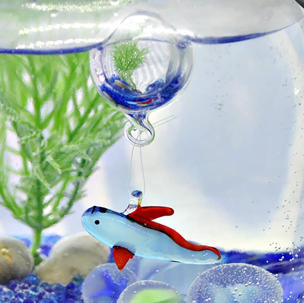 Fourcart Cute Handmade Glass Float, Ryugu no Tsuikai, Width: 31mm, Bead: 20mm