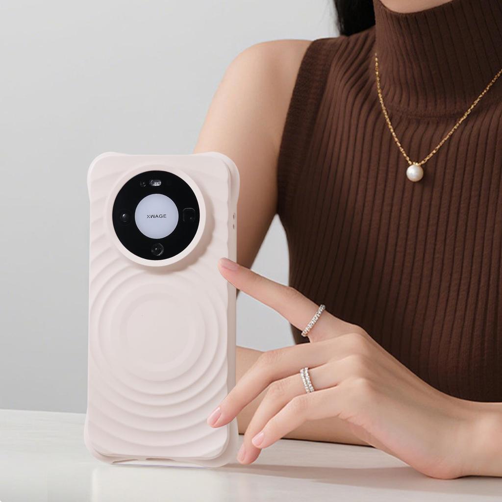 Huawei Mate80 Pro Liquid Silicone Magnetic Wave Drop-Proof Case