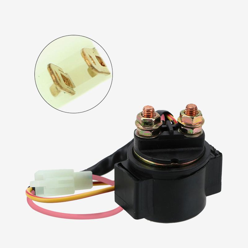 20W 1Pcs Solenoid CG125,GY6-125 Motorcycle Starter Relay 12V For Scooter ATV Karts 2 Pin 2 Wires For GY6 50cc 125cc 150cc