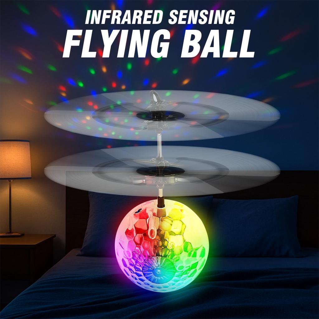 Non-Toxic Led Light Suspension Crystal Ball Infrared Induction Rc Gesture Control Colorful Glowing Toys Unique Gift For Kids