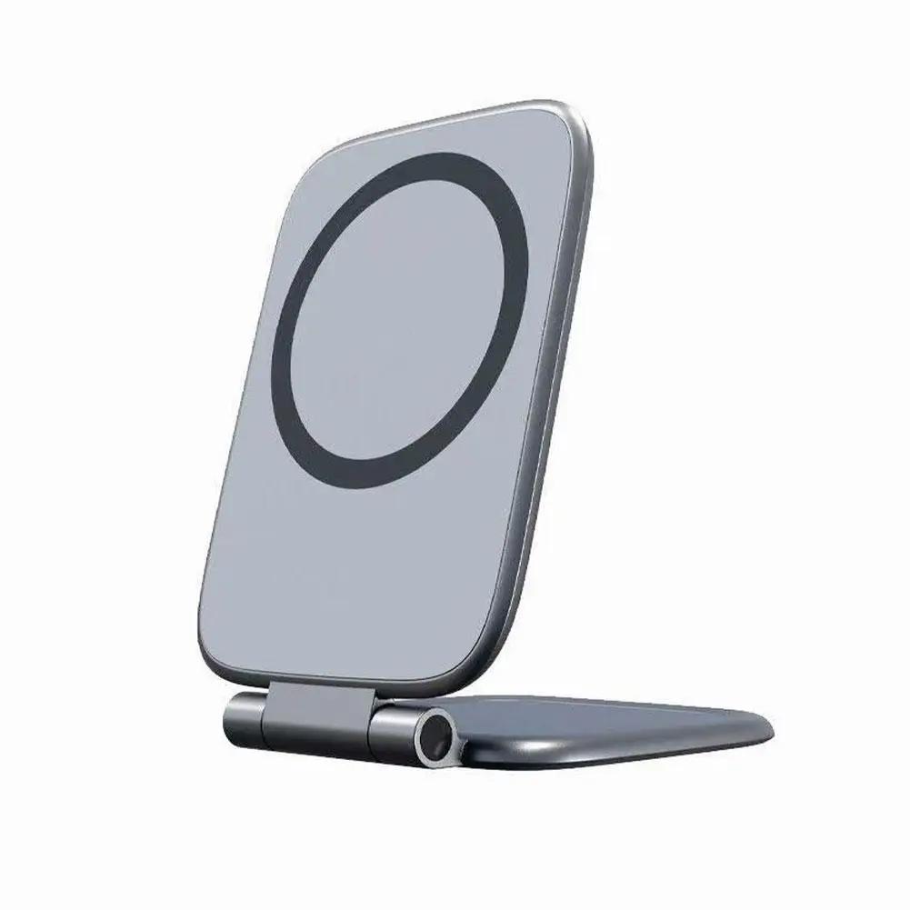 

Car Ultra-thin Phone Holder Foldable Magnetic Phone Vehicle Navigation Multifunctional Mobile Stand Mounted Stand C0C5