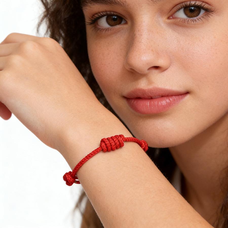 Noter Handmade Braided Lucky String Bracelet Unisex Fortune Turning Knot Charm Braslet Selected Grade A Rope 5 Colors Options