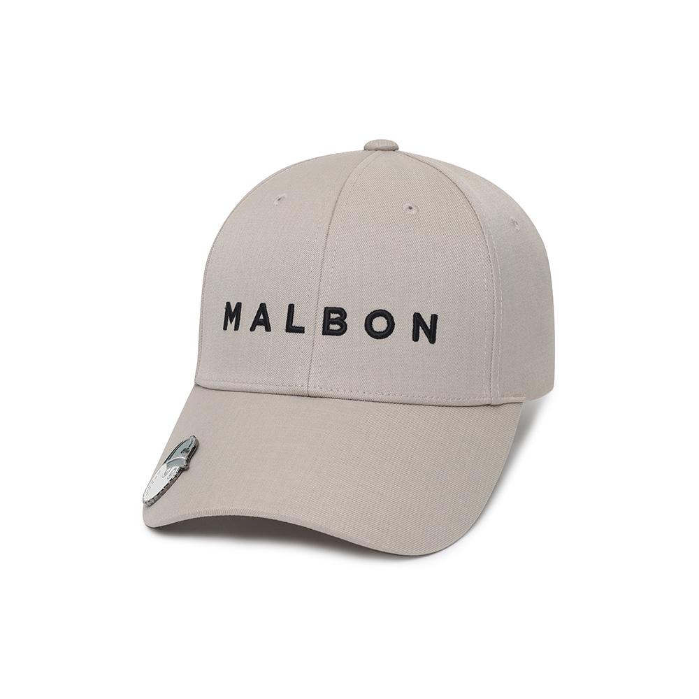 MALBON GOLF Basic Ball Marker Ball Cap Beige (Man)
