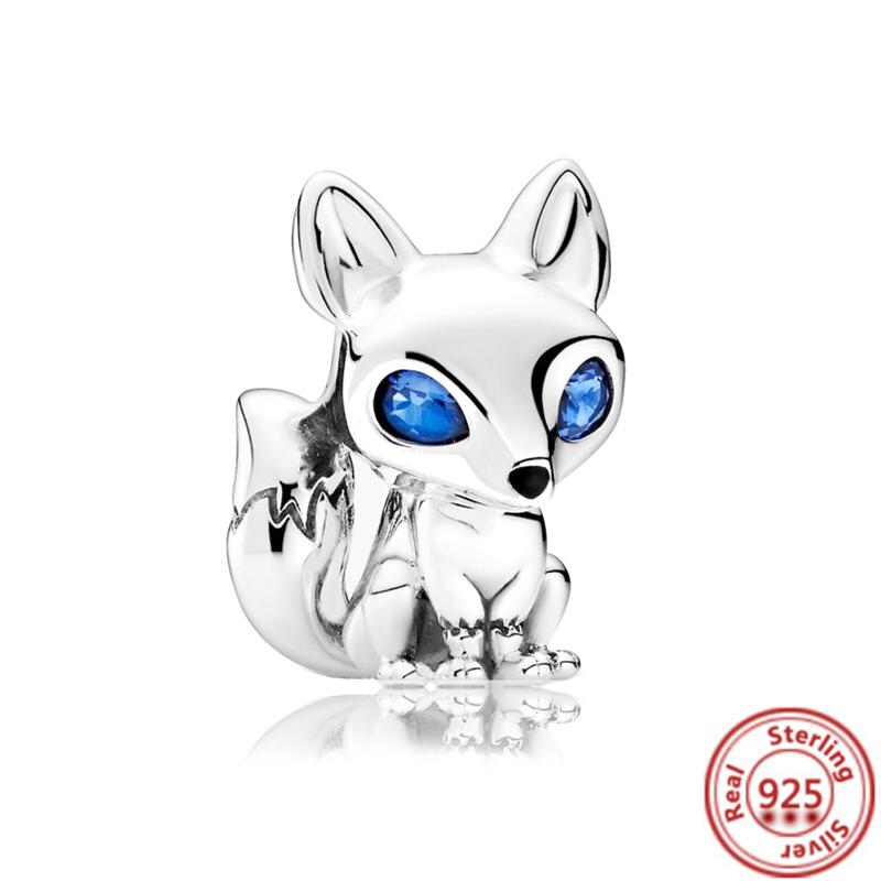 925 Copper Cute Animal Series Cat Dog Elephant Unicorn Bird Pendant Lucky Beads Fit Original Pantaro Charms Bracelet DIY Zircon