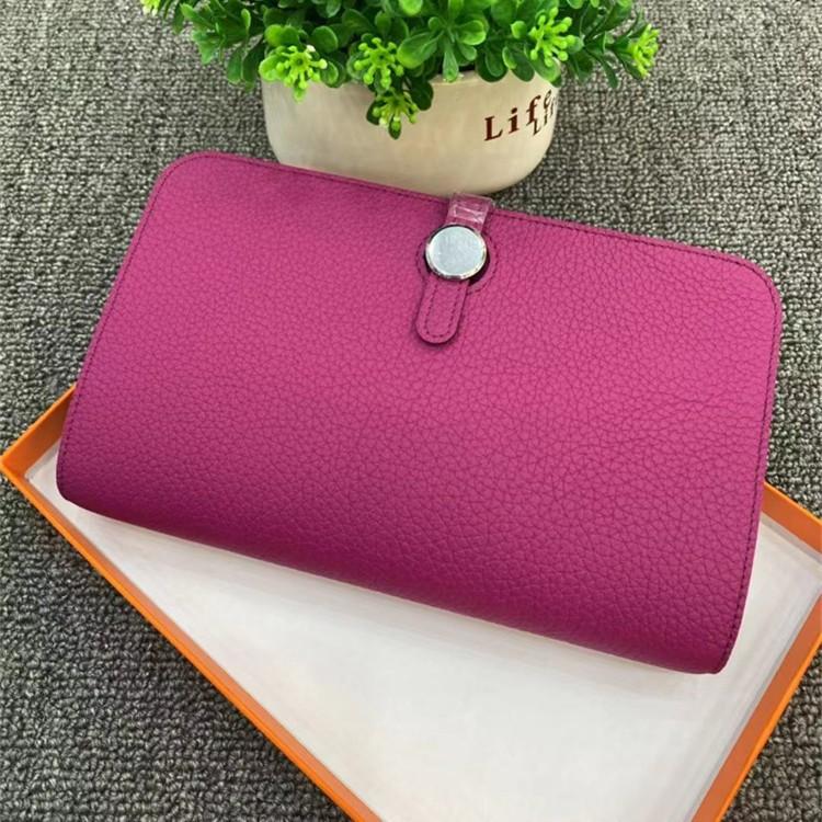 Новый кожаный держатель для паспорта TOGO первого слоя, женский кошелек, для хранения, сумка для удостоверения личности, авиабилета, карточек 20x2.5x12cm