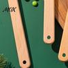Butter Spreading Scraper Silicone Spatula with Wooden Handle, Christmas Tree/Snowman/Santa Claus/Elk Pattern Decorative Holiday Baking Utensils Decor,
