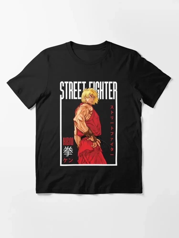 Street Fighhtter Sagat  Muay Thai Gaming Hadouken T Shirt for Men Casual Modal Tees Short Sleeve T Shirt Crewneck Tops
