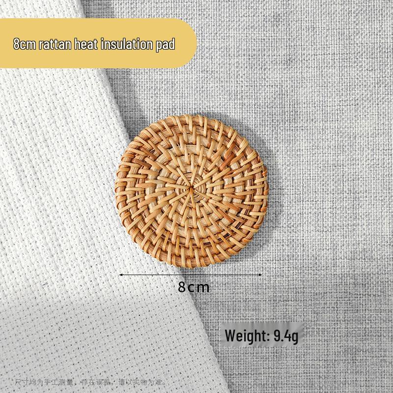 

Набор термостойких подставок и подстаканников из ротангового плетения