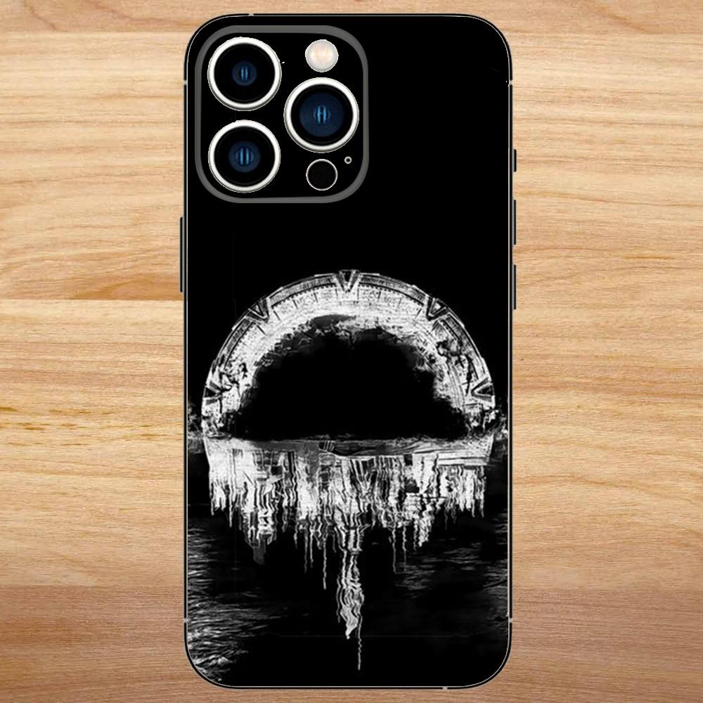 Stargate Atlantis Phone Case For iPhone15,14,13,12,11,Pro,Max,Plus,Mini,X,XS,XR,8,7,6,S,Plus,SE Soft Black Case