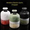 Vegetable Crusher Mini Food Chopper Wireless USB Meat Grinder Electric Garlic Chopper  Kitchen