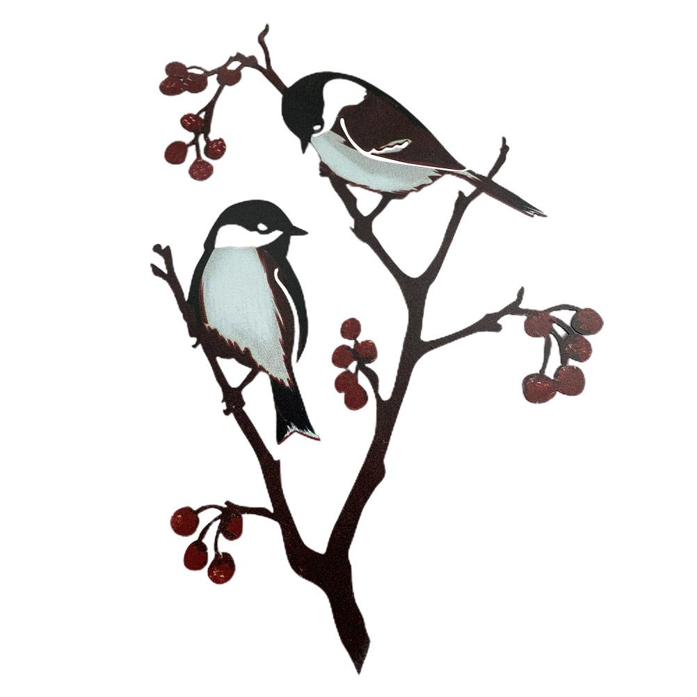 Metallvogel Ornamente Vogelsilhouette Gartenkunst für Heim Garten Hof Dekoration