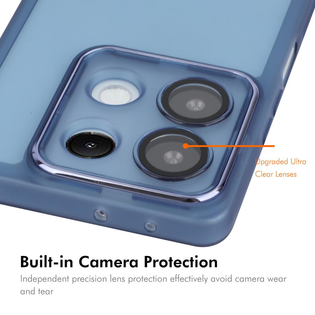 ENKAY HAT PRINCE For Xiaomi Redmi Note 13 5G Case Matte TPU Phone Cover with Lens Film