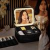 Adjustable Cosmetic Organizer Bag Waterproof Makeup Artist Bag  Travel Use