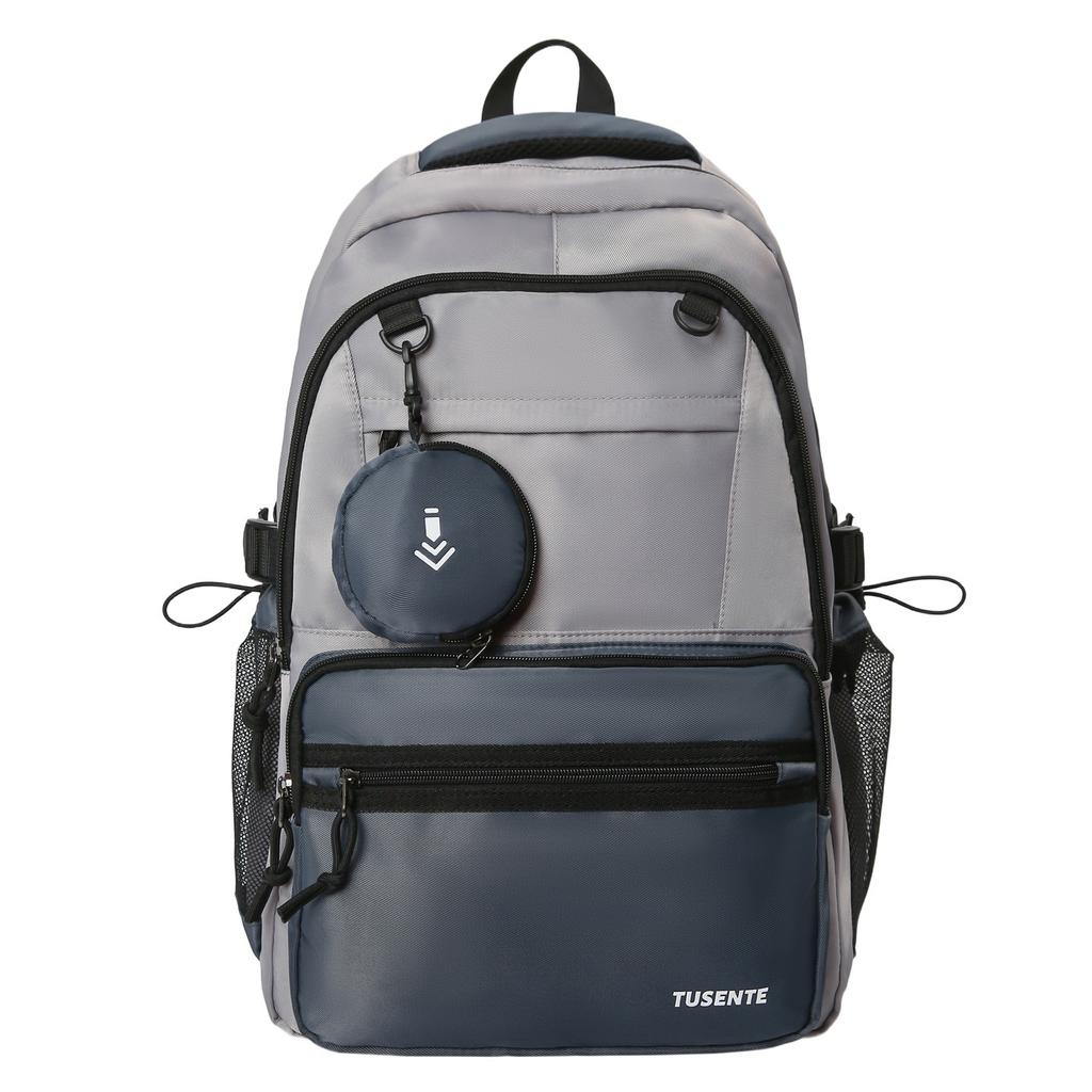 Schoolbag trendy cool versatile large capacity men's junior high school high school student schoolbag grades 1-1 outdoor travel backpack women