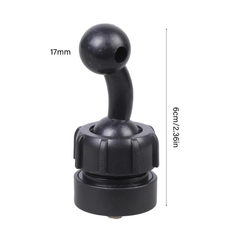 Camera Mount Adapter 17mm Ball Head To 1/4 Screw Connector & Extension Rod Suitable for Tripods Phone Holders