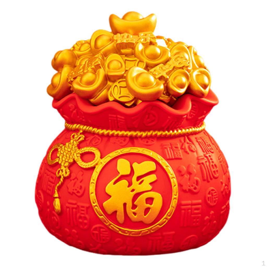 Statue Dekorative Figur Sparschwein Sammlerstück Geld Tischornament für Eingangsschrank