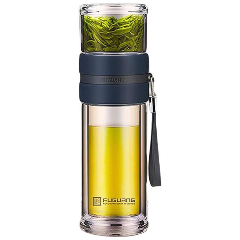 Fuguan Portable Glass Tea Infuser Mug