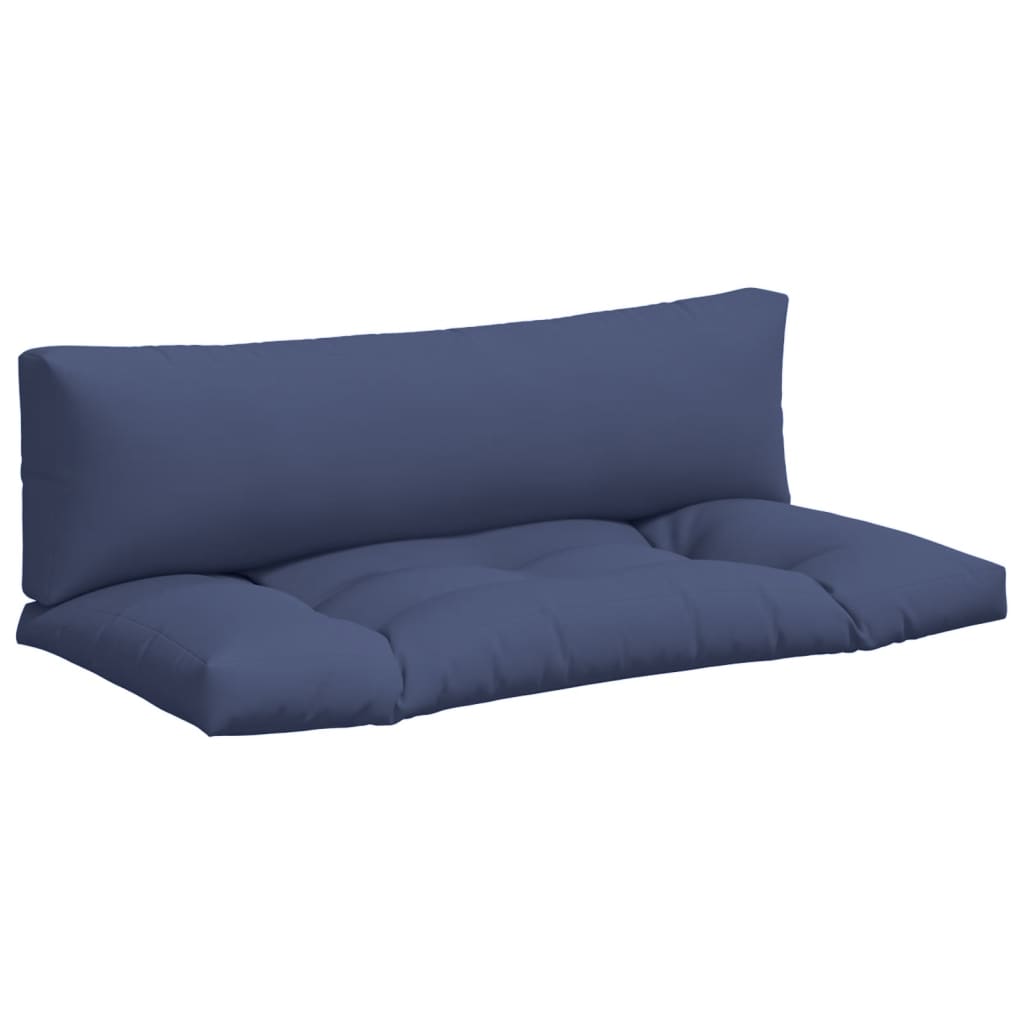 Pallet Cushions 2 Pcs Navy Blue Oxford Fabric