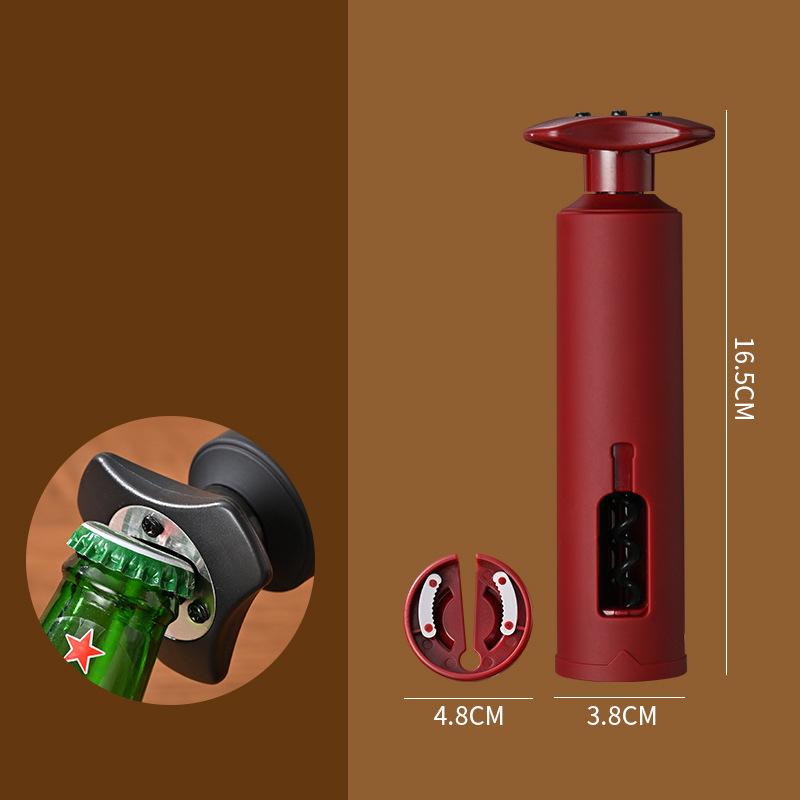 

Manual Bottle Opener Creative Wine Opener Corkscrew Sparkling Wine Kitchen Tool Corks Openers Useful Kitchen Accessories красный