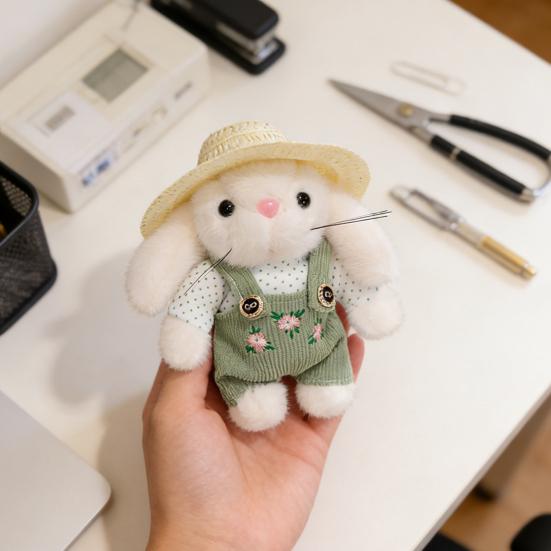 Plyšový přívěsek na klíče Králíček 14cm Měkký plyšový přívěsek Králíček na tašky Klíče Roztomilý jarní dárek pro Dívku Ženy Sběratele