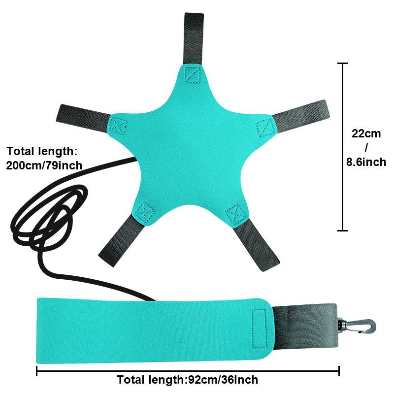Adjustable Volleyball Training Aid for High Jumps and Spiking Practice