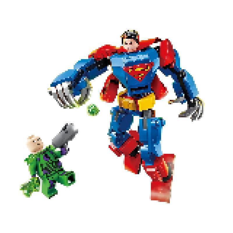 Superhero Series Minifigure Action Figure - Joint Movable Building Block Toy for Kids