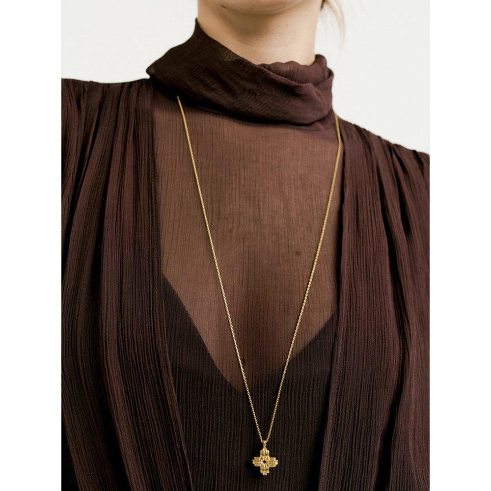 Clover Long Necklace (Gold)