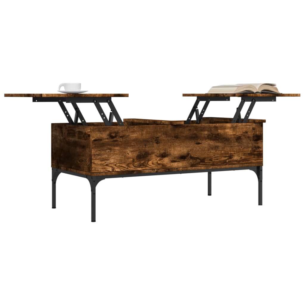  Coffee Table, Smoked Oak, 100x50x45 Cm