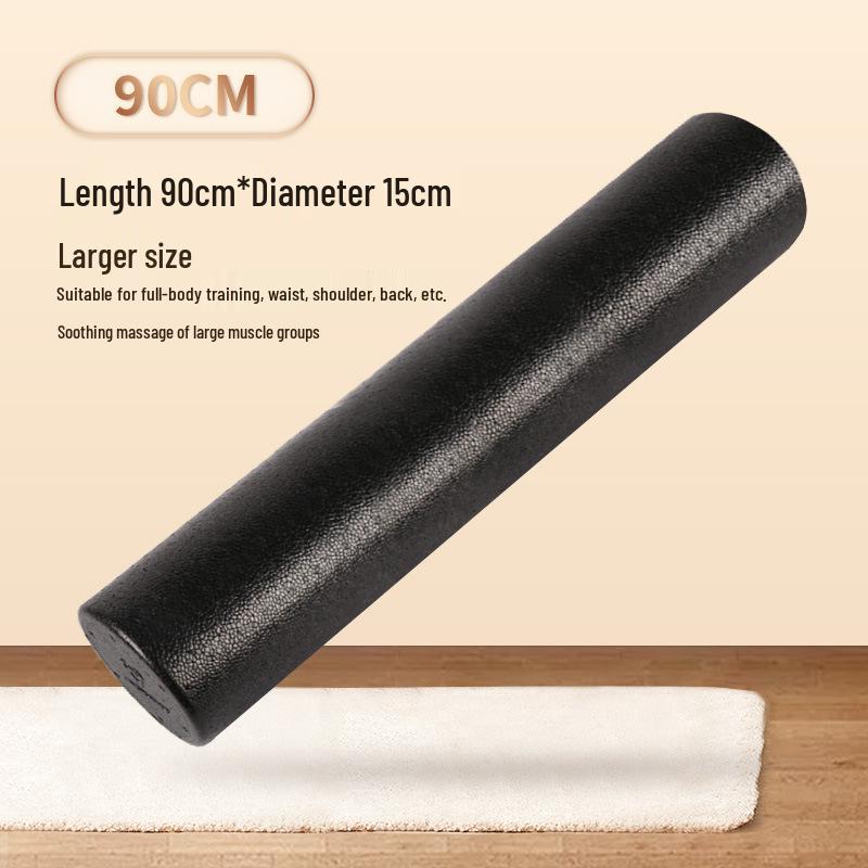 Solid Smooth Surface Foam Roller for Muscle Relaxation and Slimming Legs - Professional Yoga and Fitness Back Exercise Roller.