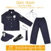 Brightlara Police Costume for for Boys and Kids' Halloween, Unisex, Girls, kidscos039-NV-120
