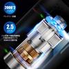 Portable Electric Air Cordless Air USB Max 150 Digital Display with LED 4 Nozzle Low for Compression Inflatable Air and Puncture Repair Kit