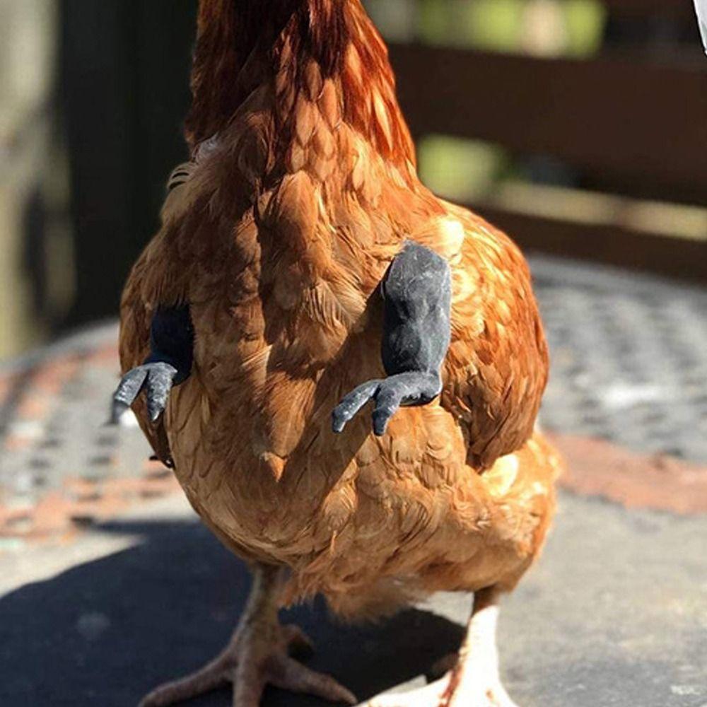 Funny Fighting Chicken Arms Toys Giant Arm Hulk Arms Wearing Muscle Arm Novelty Artificial Chicken Forelimb Pet Theme Party