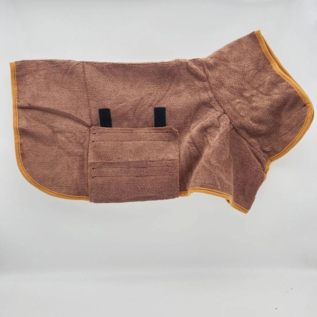 Hundebademantel, saugfähig, für Haustiere, schnelltrocknendes Badetuch, Hundebadetuch, große und kleine Hunde, sauberer, saugfähiger Bademantel, Ganzkörperwickel für Katzen