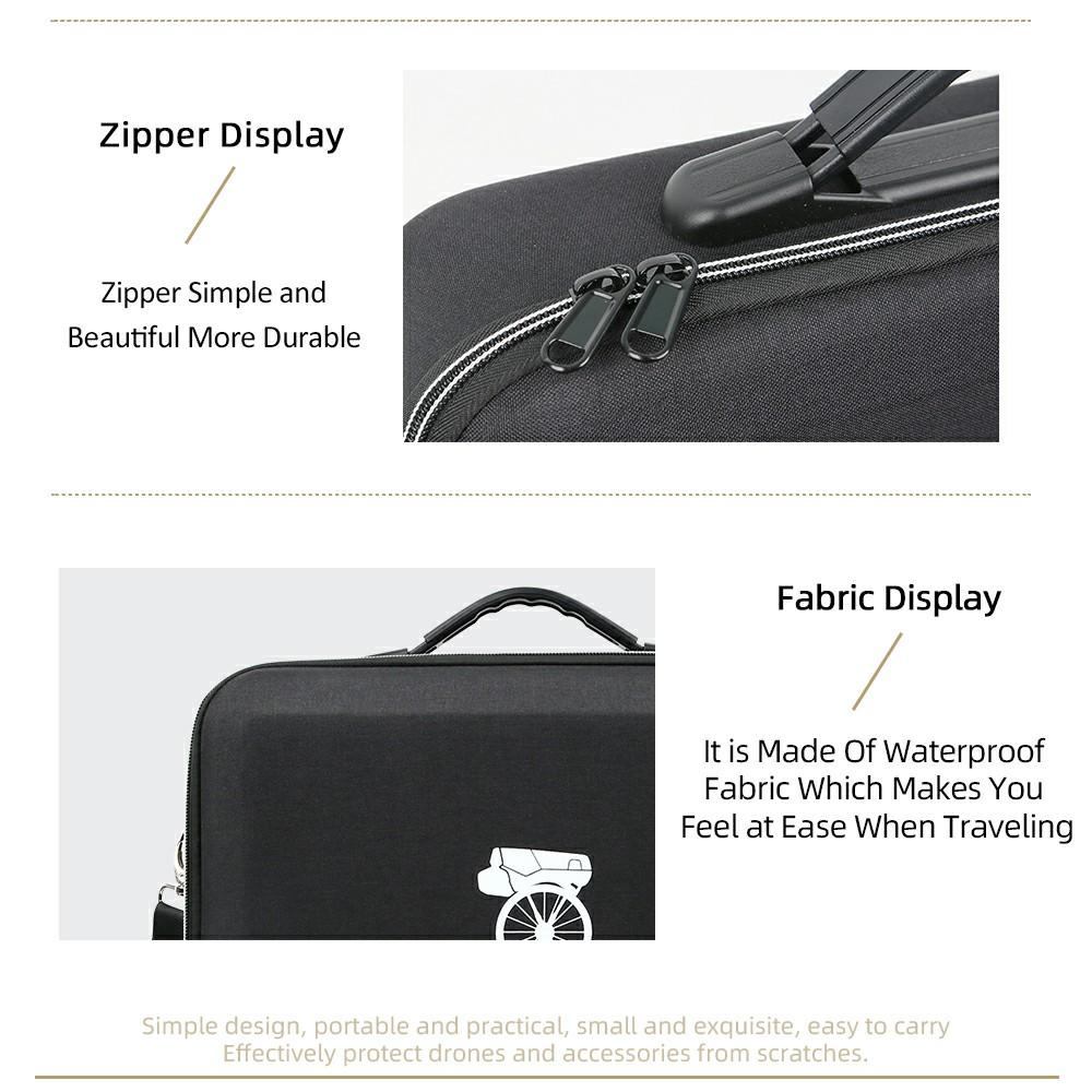 Storage Bag for DJI Flip + RC-2 + Charging Hub + Battery Portable RC Drone Carrying Case