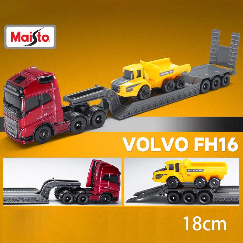 Maisto VOLVO FH16 770S Trailer Truck Alloy Car Diecasts & Toy Vehicles Car Model Miniature Scale Model Car Toys For Children