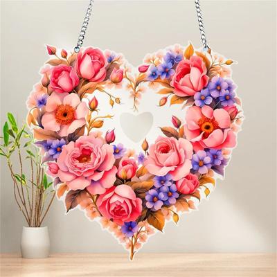 2D Cute And Adorable  Pendant Cross Border Acrylic Flat Car Rearview Mirror Pendant Home Decoration Pendant